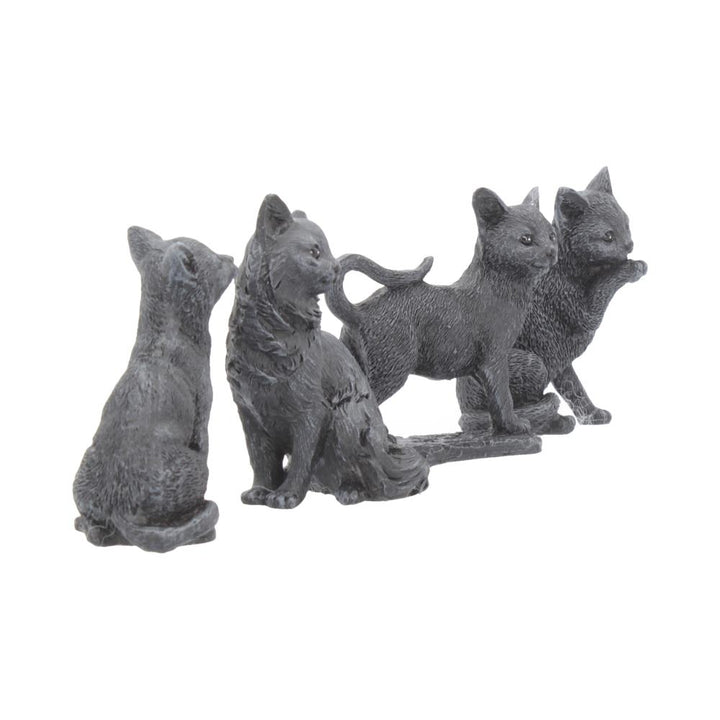 Adorable Lucky Black Cats 9cm Figures Display of 24 6