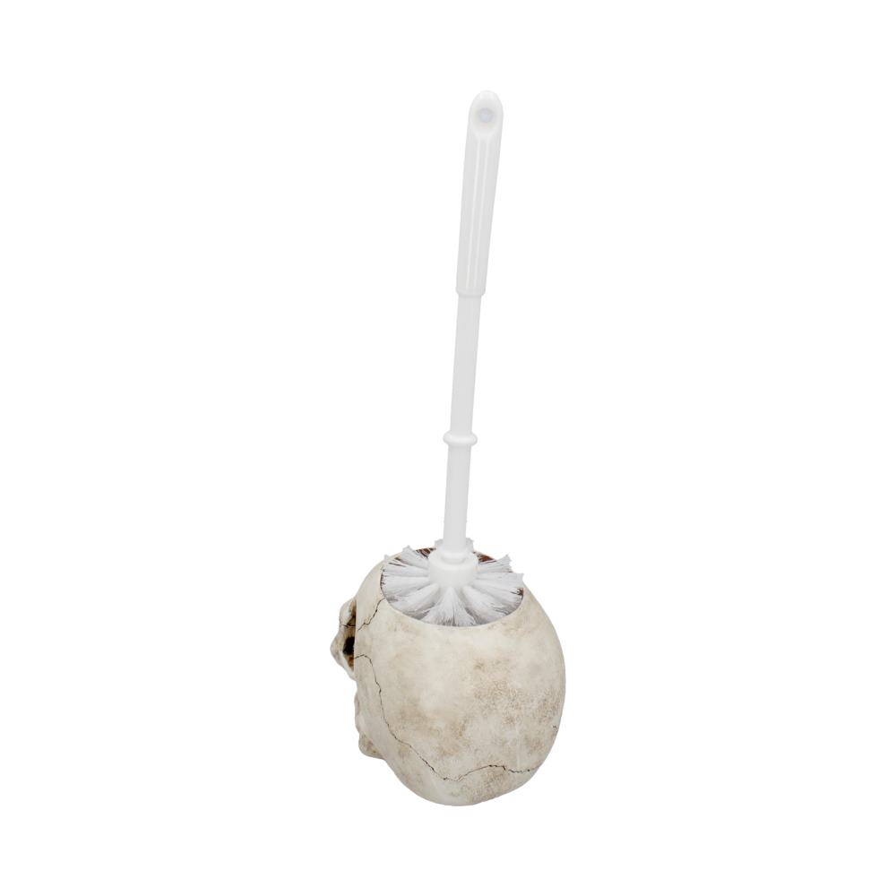 Brush with Death Skull Toilet Holder 16.4cm 4