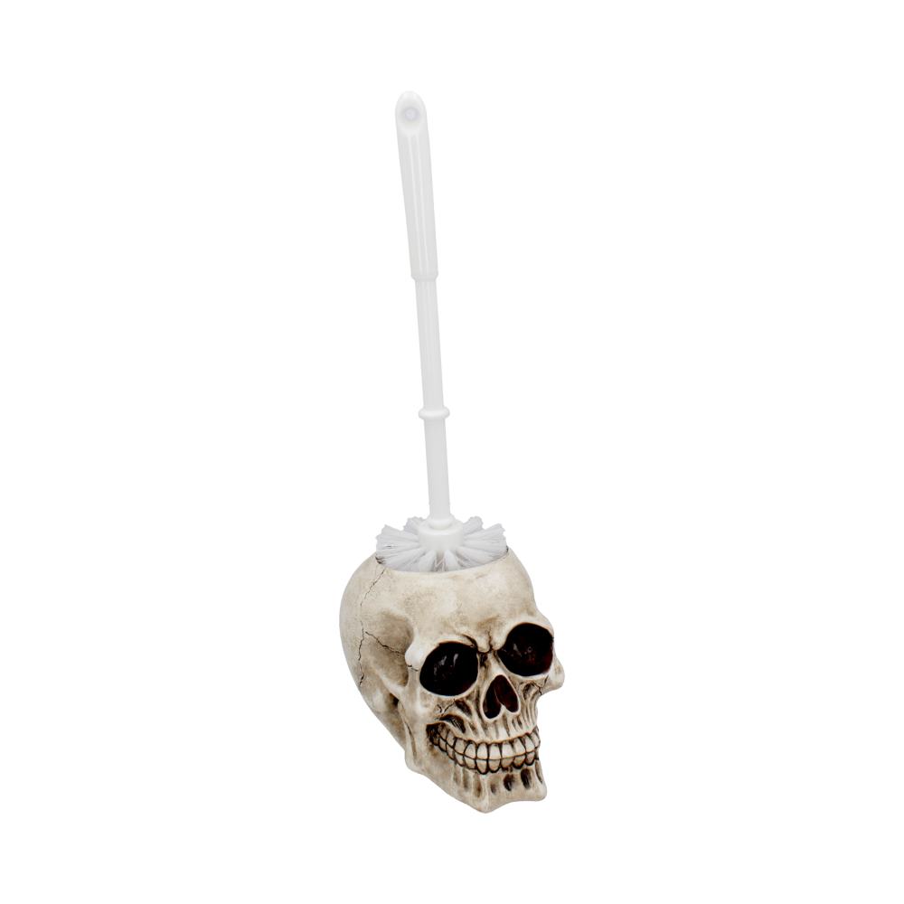 Brush with Death Skull Toilet Holder 16.4cm 1