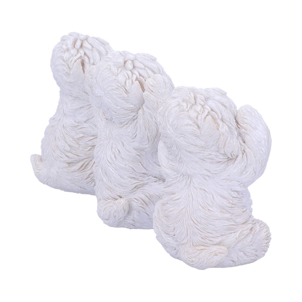 Three Wise Westies 8cm Resin Figures 2