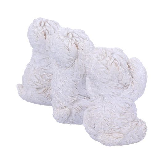 Three Wise Westies 8cm Resin Figures 2