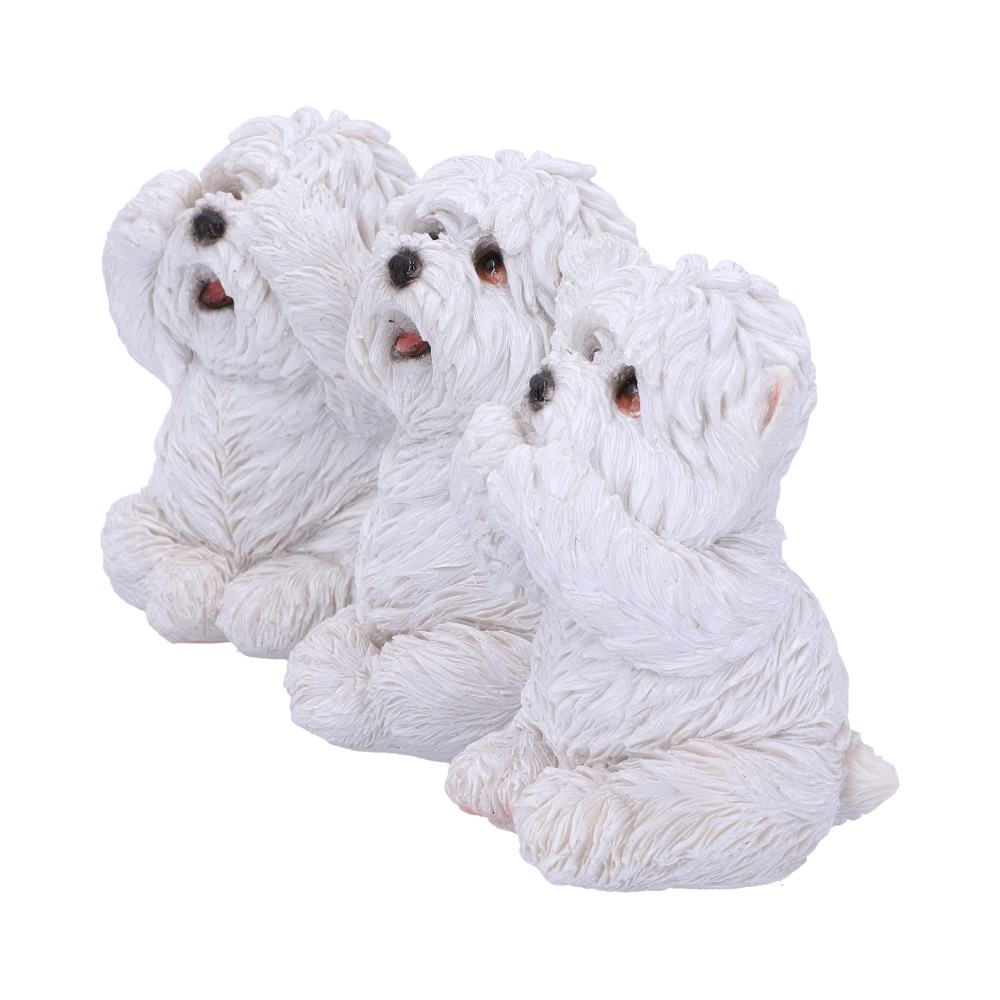 Three Wise Westies 8cm Resin Figures 4