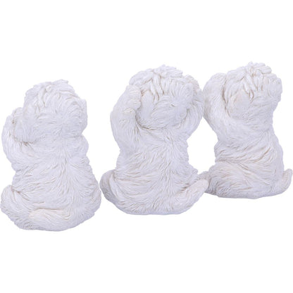 Three Wise Westies 8cm Resin Figures 5