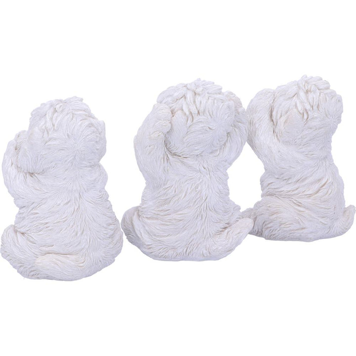 Three Wise Westies 8cm Resin Figures 5