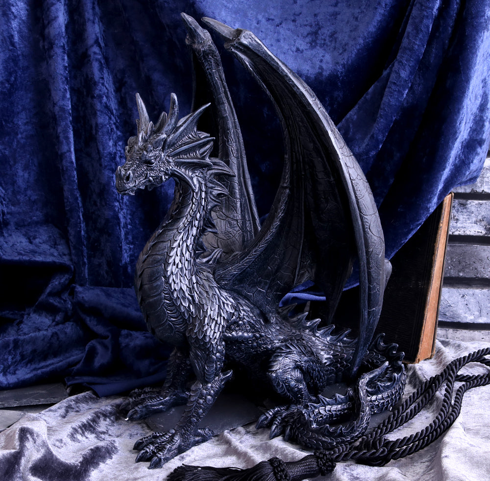 Black Wing Dragon Figure 37cm 5