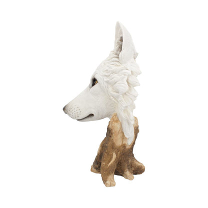 Wild Winter White Wolf Bust 27.5cm 2