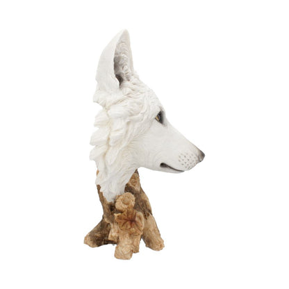 Wild Winter White Wolf Bust 27.5cm 4
