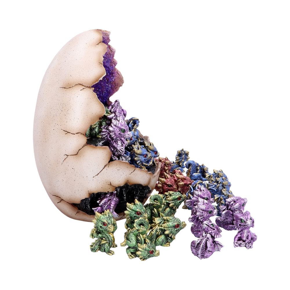 Geode Gathering 36 Piece Light Up Dragon Egg Set 24.8cm 4