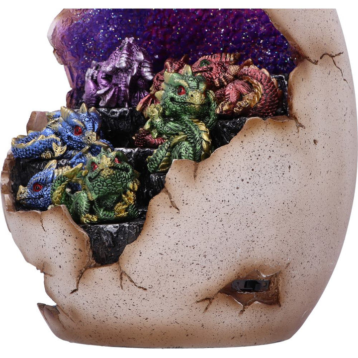 Geode Gathering 36 Piece Light Up Dragon Egg Set 24.8cm 5