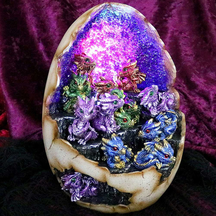 Geode Gathering 36 Piece Light Up Dragon Egg Set 24.8cm 6