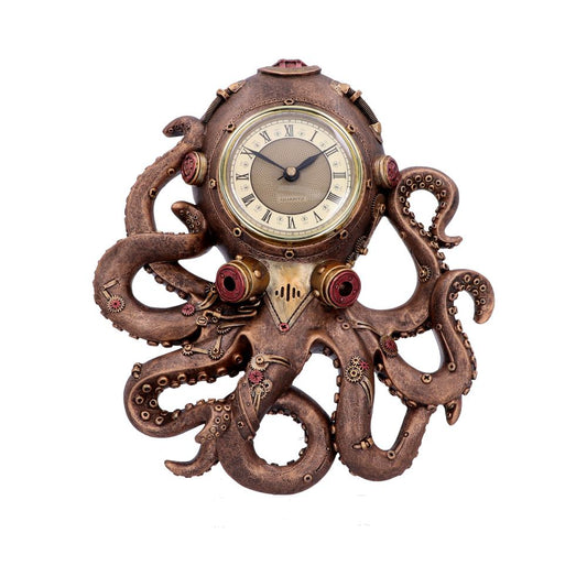 Octoclock Steampunk Octopus Squid Wall Clock 26cm 1