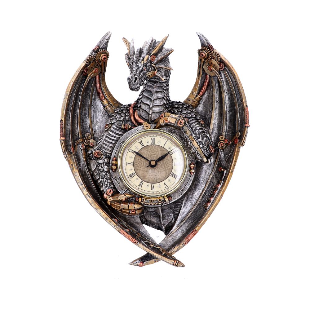 Dracus Horologium Steampunk Dragon Wall Clock 27.5cm 1