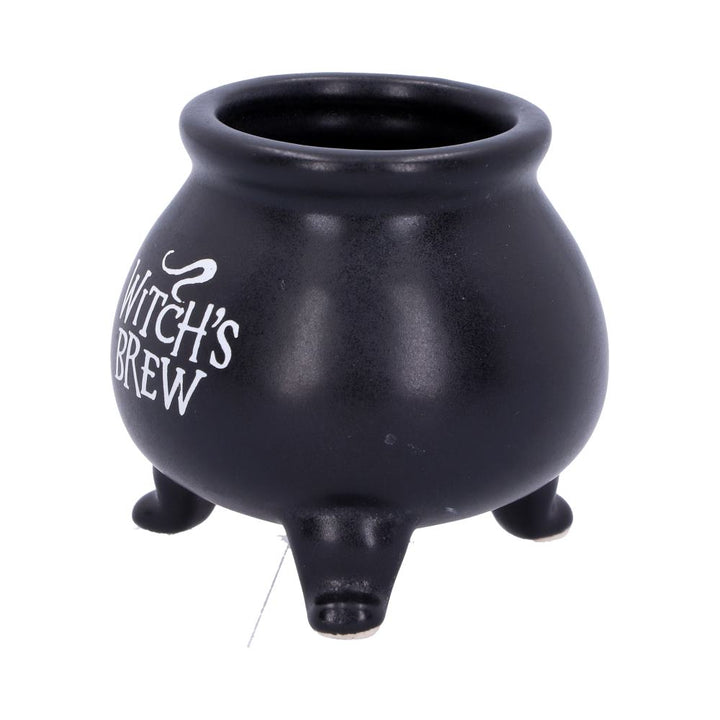 Small Black Witchs Brew Cauldron Pot Trinket Set of Four 7cm 2