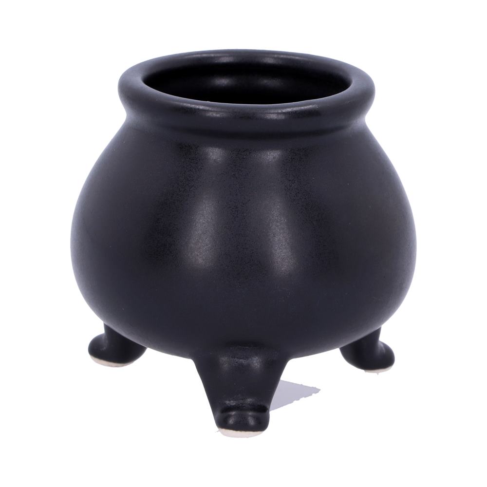 Small Black Witchs Brew Cauldron Pot Trinket Set of Four 7cm 3