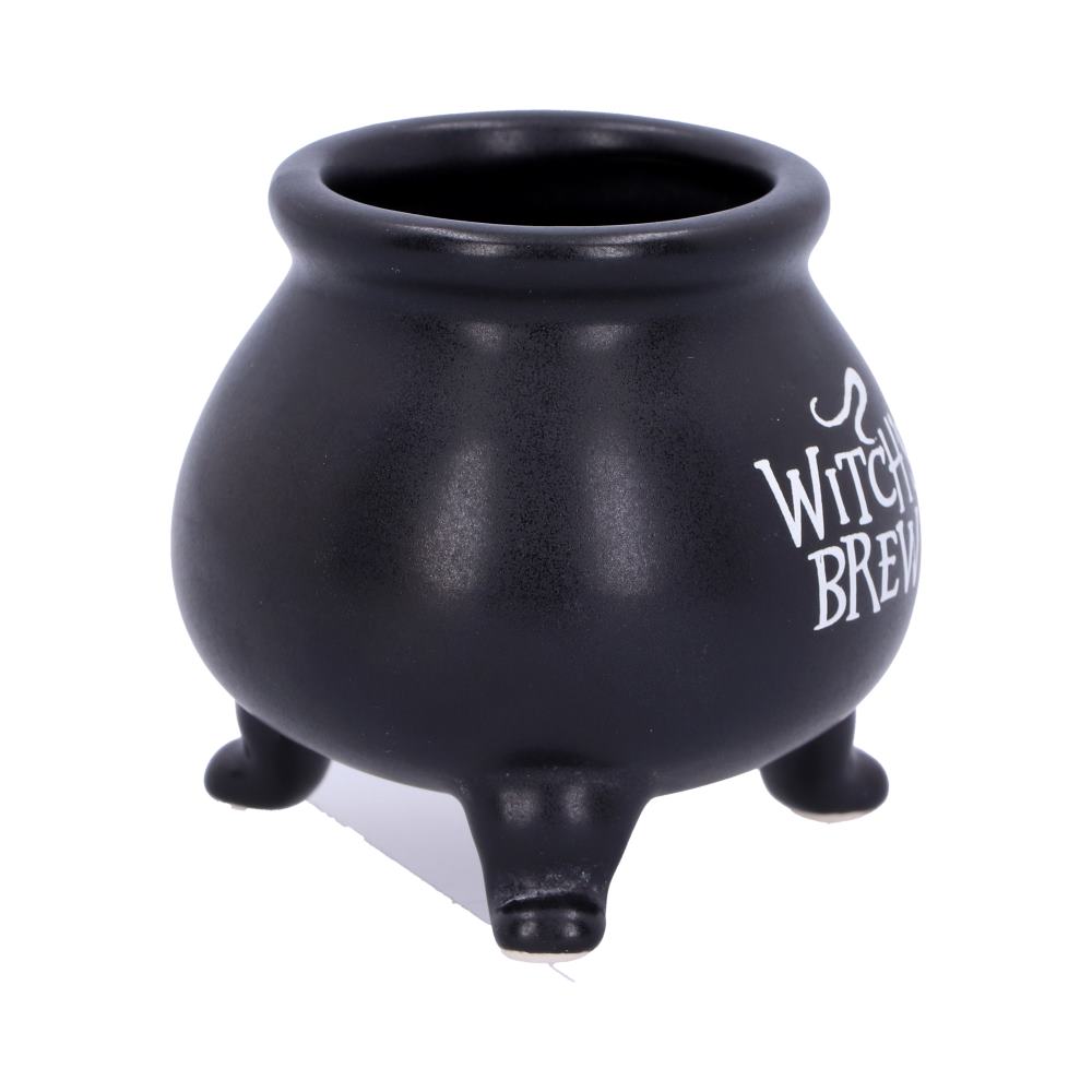 Small Black Witchs Brew Cauldron Pot Trinket Set of Four 7cm 4