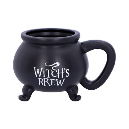 Smooth Black Witchs Brew Cauldron Mug 13.5cm 1