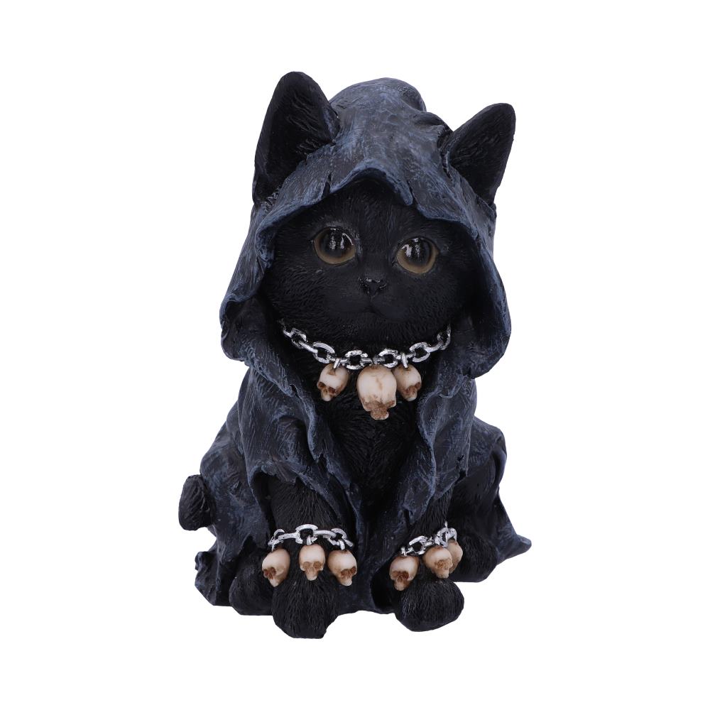 Reapers Feline Cloaked Grim Reaper Cat Figurine 16cm 1