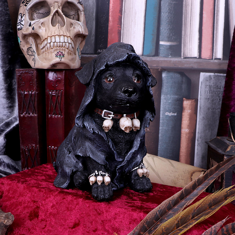 Reapers Canine Cloaked Grim Reaper Dog Figurine 17cm 6