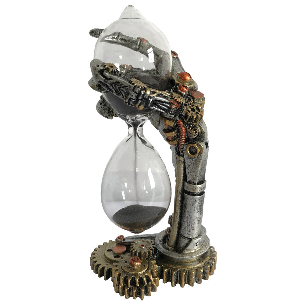 Steampunk Time after Skeletal Hand Sand Timer 16cm 1