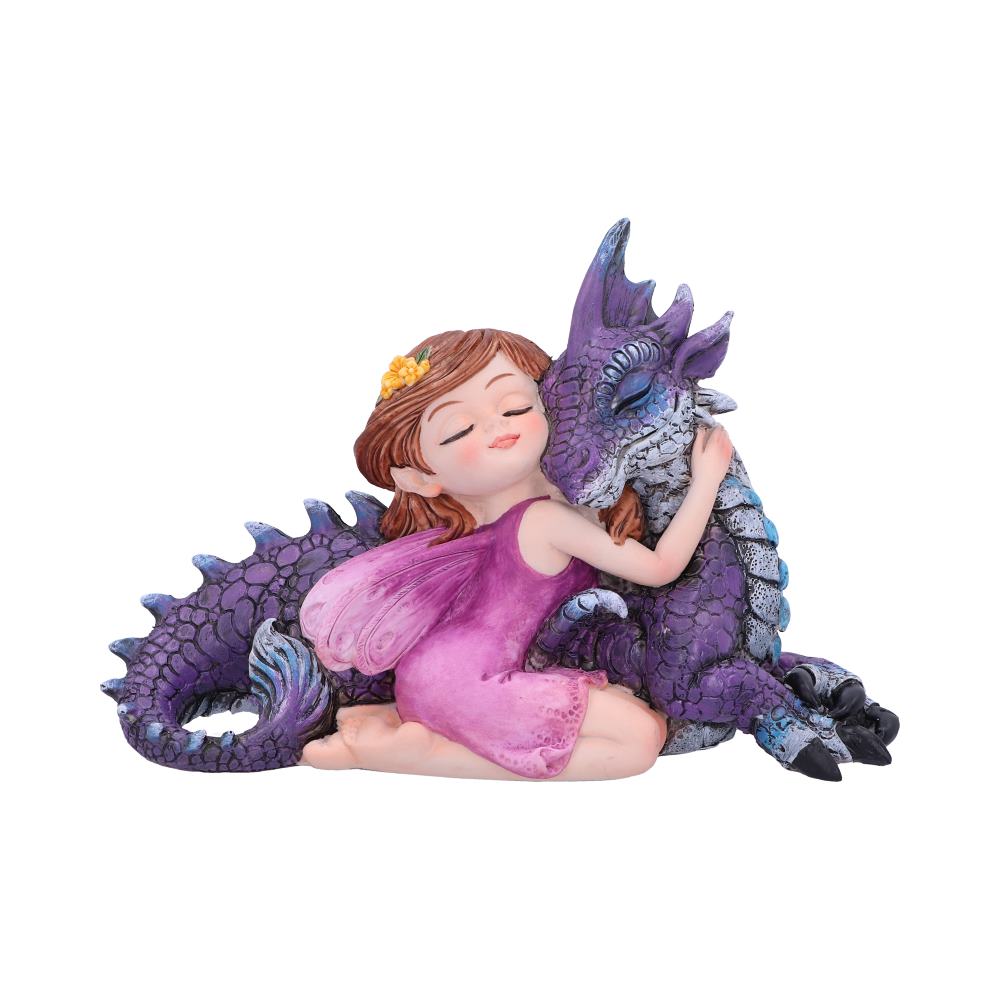 Companion Cuddle Fairy and Purple Dragon Hugging Figurine 15cm 1
