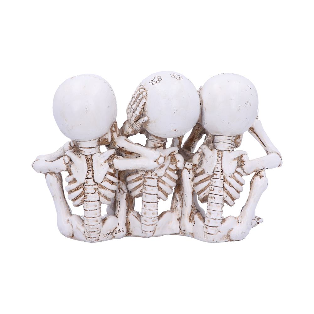 Three Wise Calaveras Skeleton Figurine 20.3cm 3