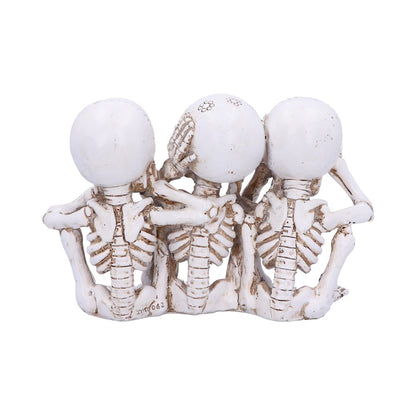Three Wise Calaveras Skeleton Figurine 20.3cm 3
