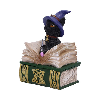 Binx Small Witches Familiar Black Cat and Spellbook Figurine Box 11cm Hocus Pocus Feline 2