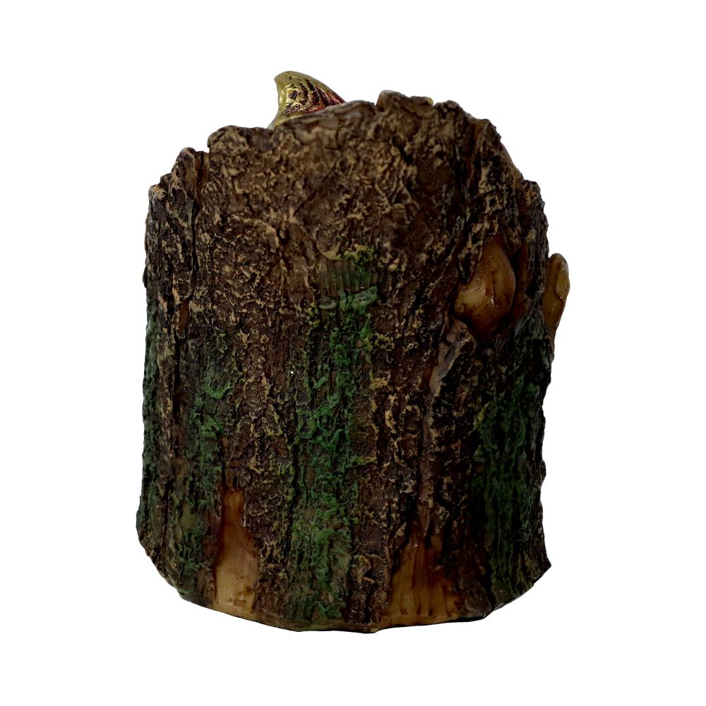 Arboreal Hatchling Red Dragon in Tree Trunk Light Up Figurine 10.8cm 3