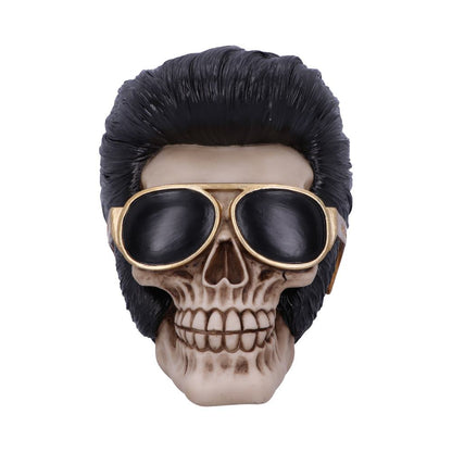 Uh Huh The King Elvis Skull Figurine 17cm 2