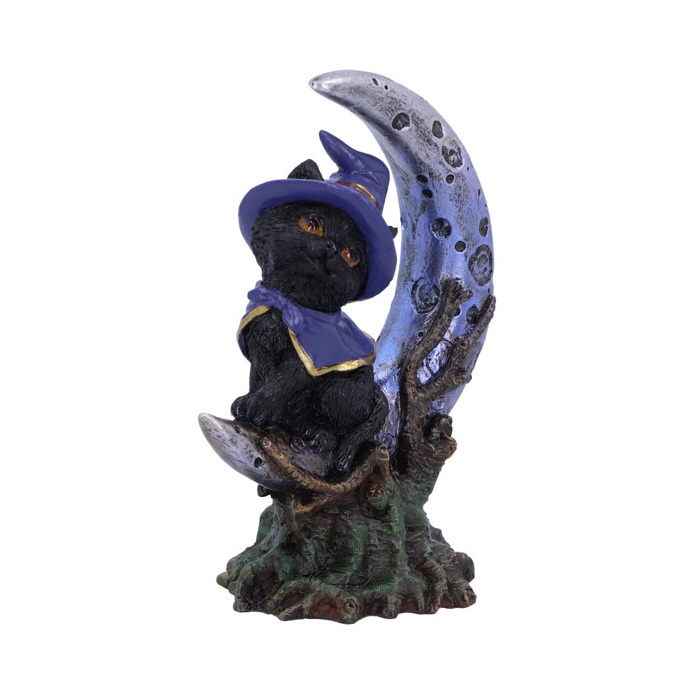 Sooky Witches Familiar Black Cat and Crescent Moon Figurine 11.5cm 4