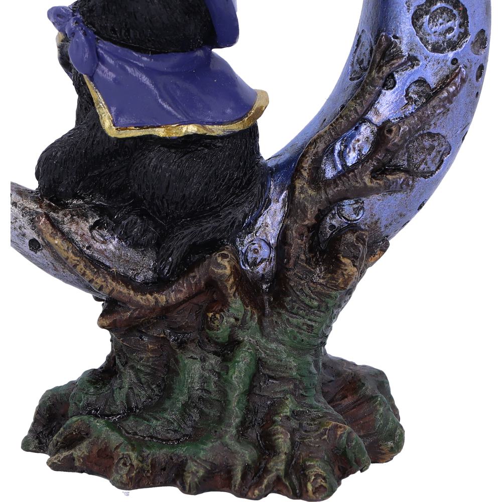 Sooky Witches Familiar Black Cat and Crescent Moon Figurine 11.5cm 6