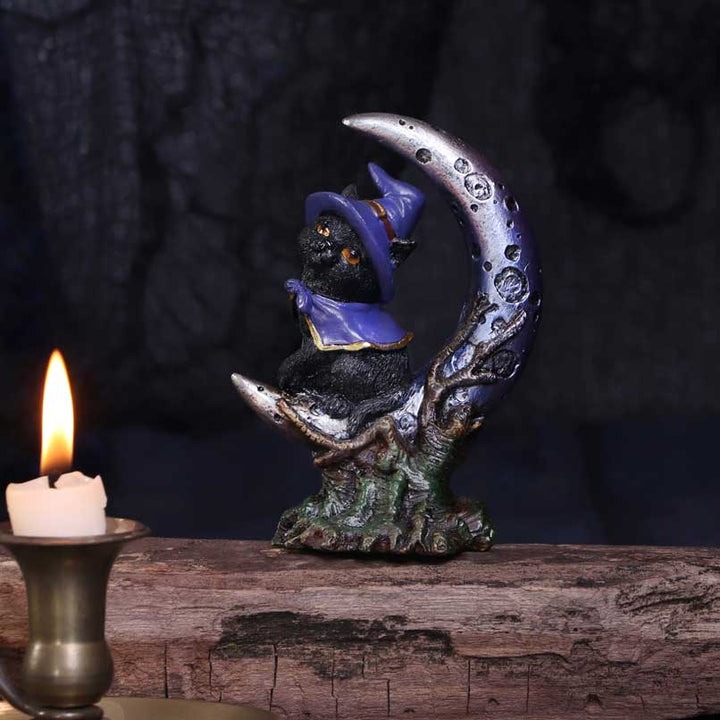 Sooky Witches Familiar Black Cat and Crescent Moon Figurine 11.5cm 7