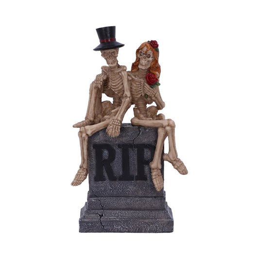 True Love Never Dies Skeleton Lovers Wedding Figurine 1