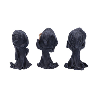 Three Wise Reapers 11cm See No Hear Speak Evil Cartoon Grim 3