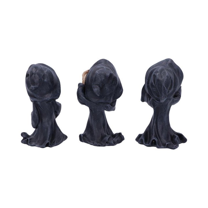 Three Wise Reapers 11cm See No Hear Speak Evil Cartoon Grim 3