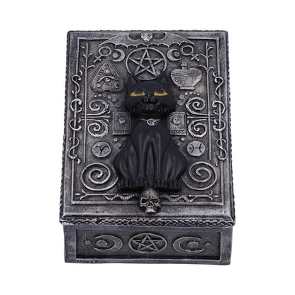 Familiar Spell Black Cat Sigil Trinket Box 13.7cm 1