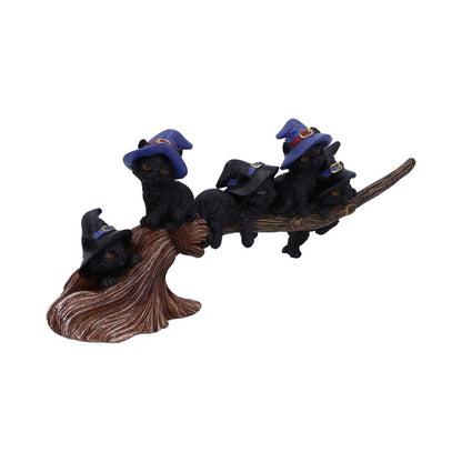 Purrfect Broomstick Witches Familiar Black Cats and Figurine 27.5cm 4