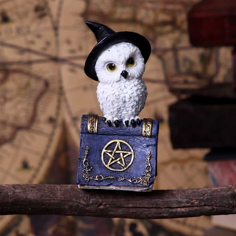 Avian Spell Blue Owl Witch Familiar Figure 12.5cm 7