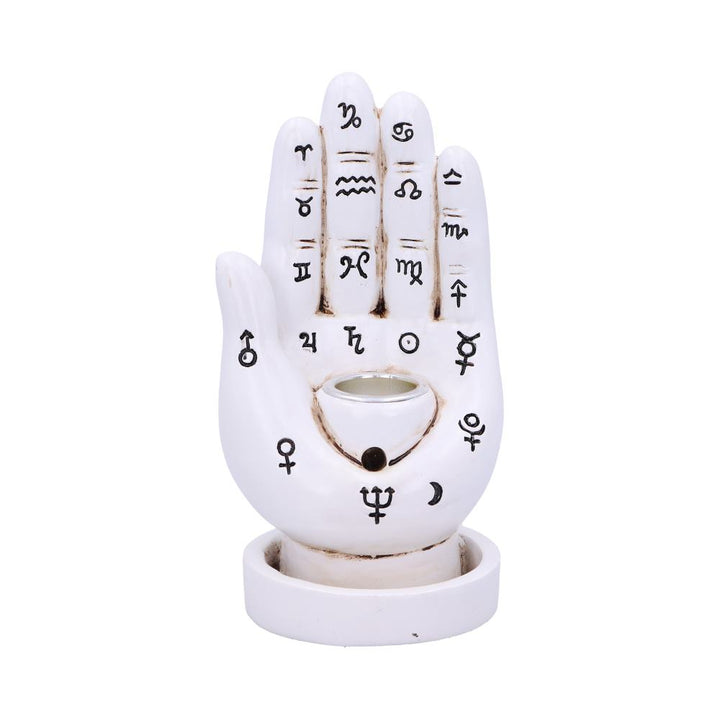 Hand Back Flow Burner White 12cm Palmistry Backflow Incense