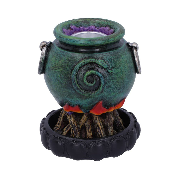 Mini Cauldron Back Flow Burner Emerald Backflow Incense 7.3cm
