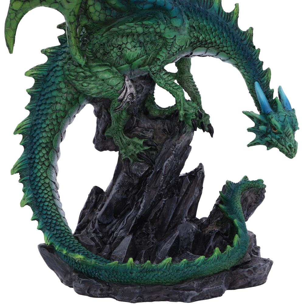 Clifftop Keeper Green Dragon Figurine 21cm 5