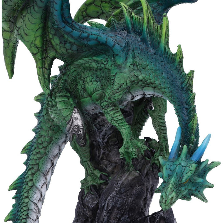 Clifftop Keeper Green Dragon Figurine 21cm 6