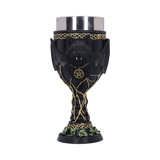 Feline Fang Black Cat Goblet 17.3cm 1