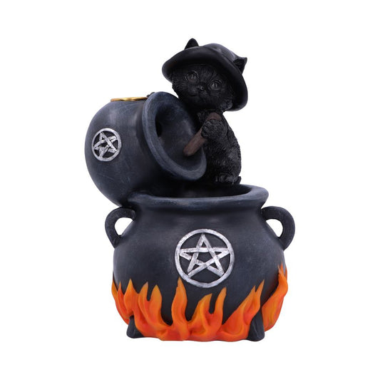 Familiar Brew Black Cat Backflow Incense Burner 18cm 1