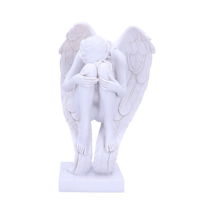 Angels Contemplation White Angel Figurine 28cm 1
