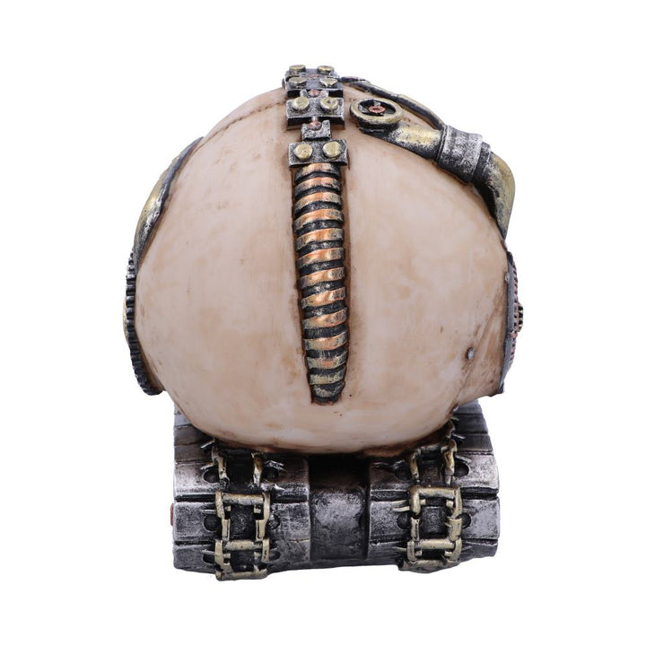 Techno Tank Steampunk Skull 16cm 4
