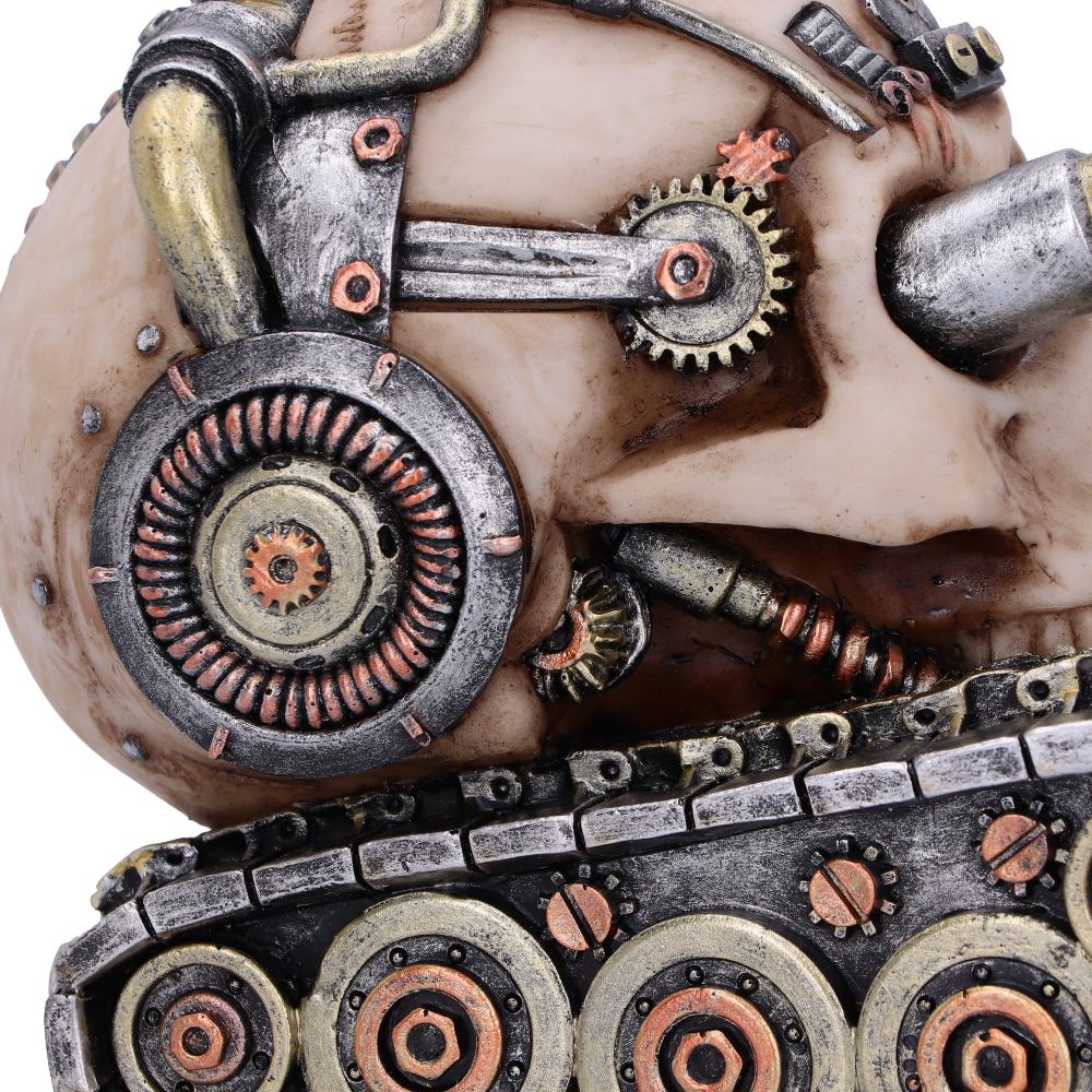 Techno Tank Steampunk Skull 16cm 5