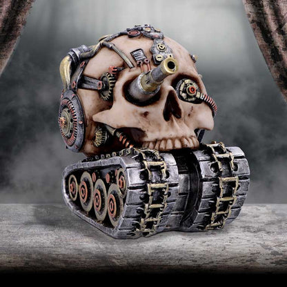 Techno Tank Steampunk Skull 16cm 7