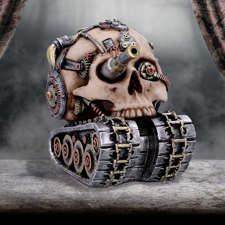 Techno Tank Steampunk Skull 16cm 7