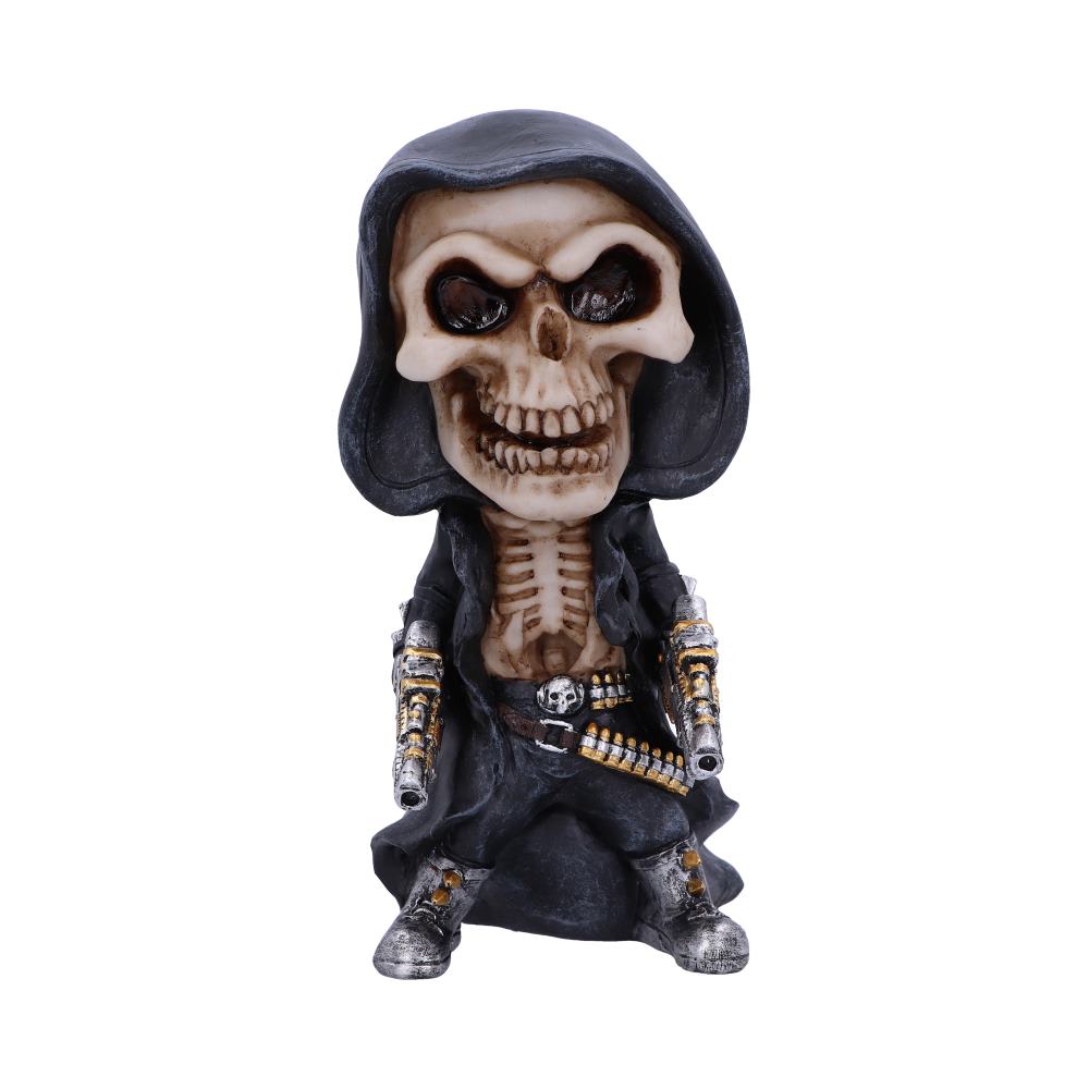 Mechanical Reaping Skeleton Figurine 18cm 1